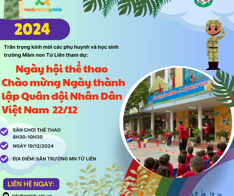 NGÀY HỘI THỂ THAO SPORT DAY – CHÀO MỪNG NGÀY THÀNH LẬP QUÂN ĐỘI NHÂN DÂN VIỆT NAM 22/12