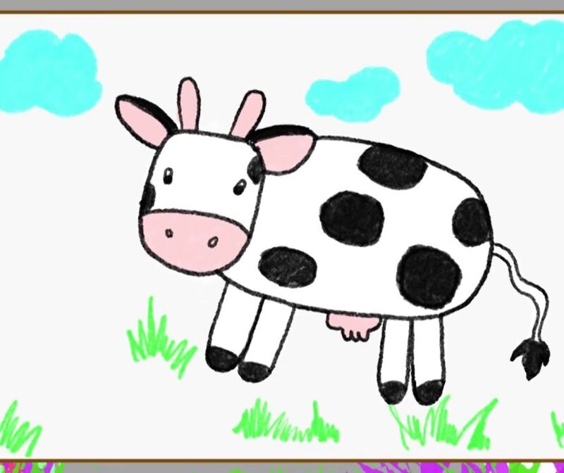 Hoạt động tạo hình: Vẽ con bò