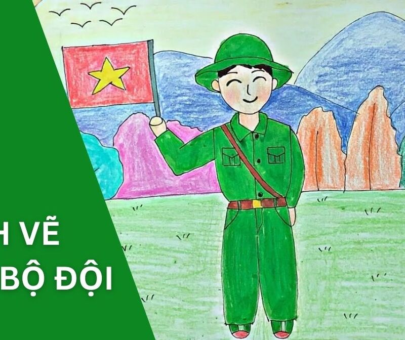 Hoạt động tạo hình: Vẽ về chú bộ đội