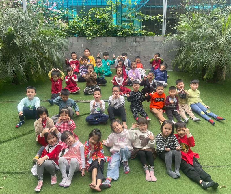 Buổi học đầu tiên của năm mới luôn tràn ngập tiếng cười vui vẻ của các bé lớp A3