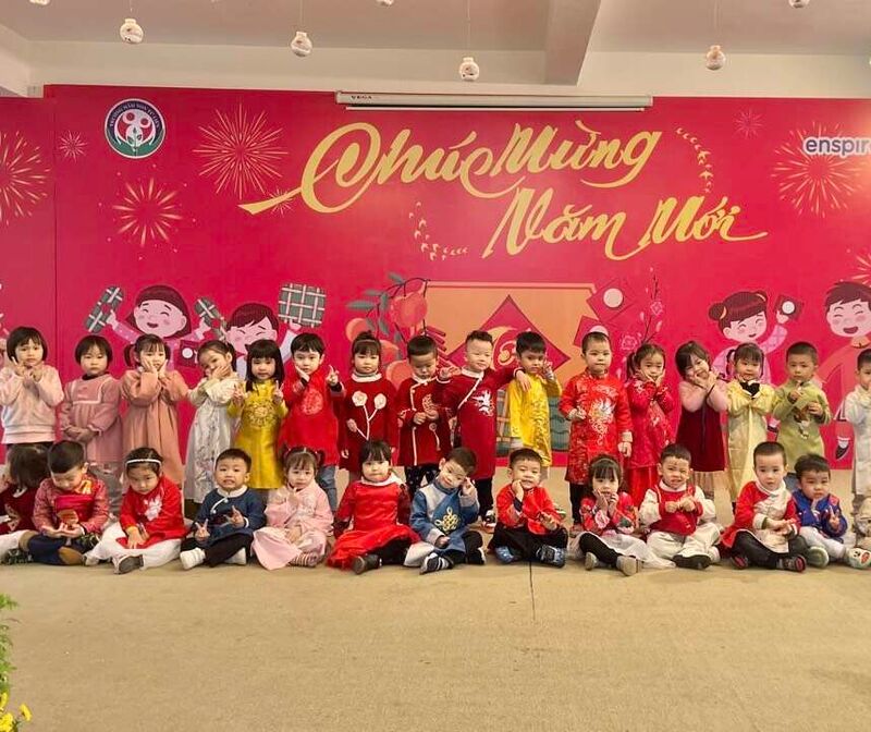 Cùng các bé lớp MGB-C2 lên tàu về quê ăn tết nào !!!