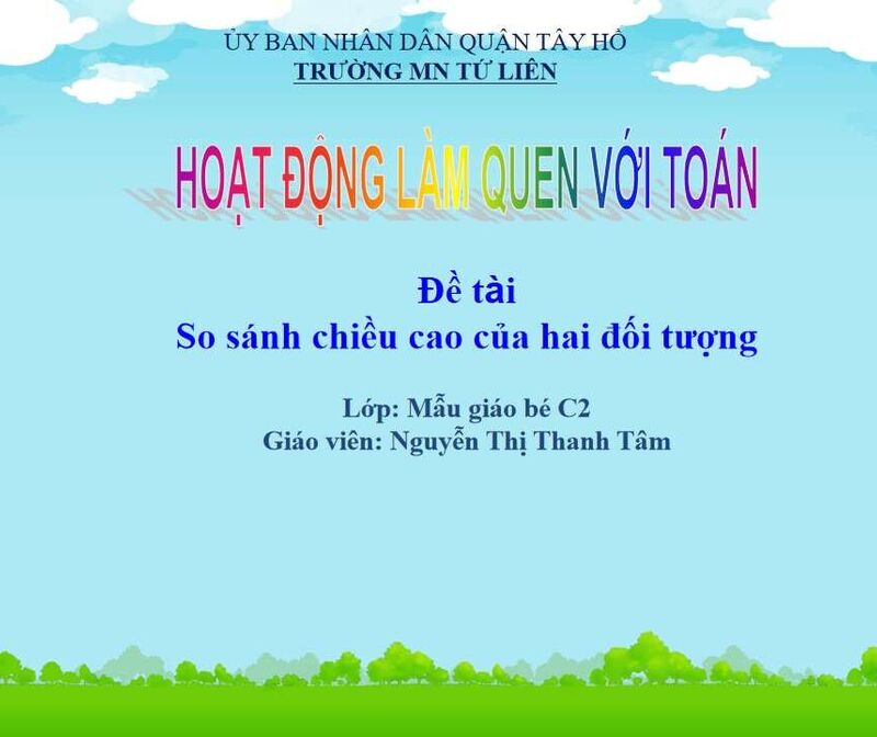 LQVT: Dạy trẻ tách 1 nhóm có 3 đối tượng