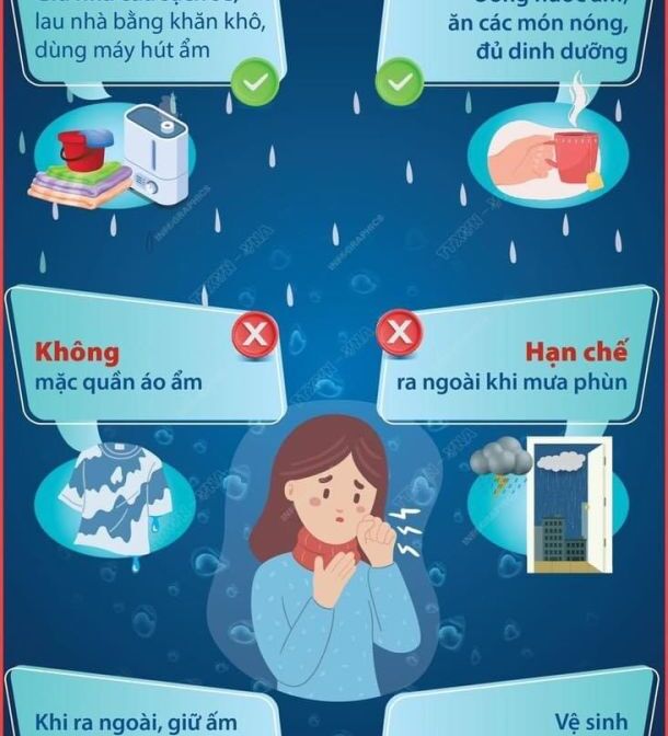 TUYÊN TRUYỀN PHÒNG BỆNH HÔ HẤP KHI TRỜI NỒM ẨM