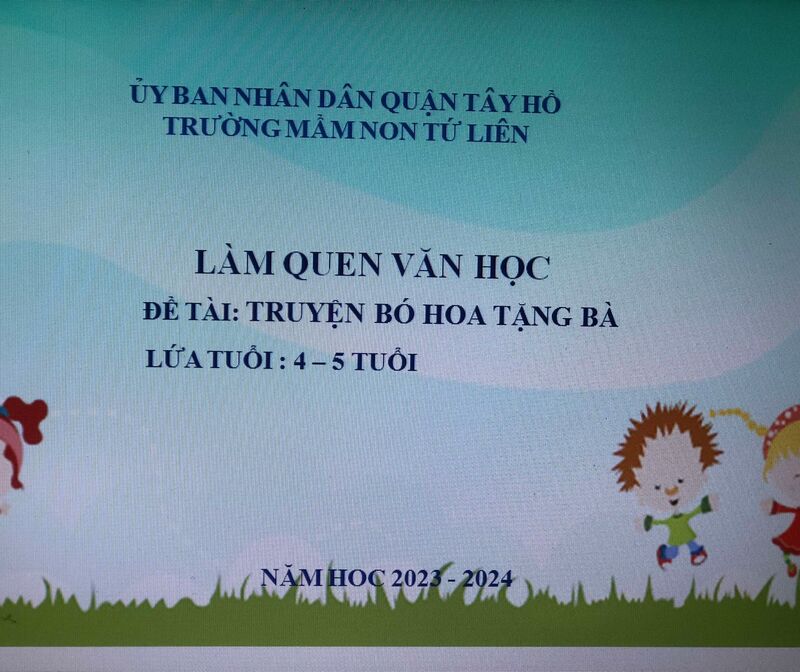 LQ VĂN HỌC: Truyện: Bó hoa tặng bà