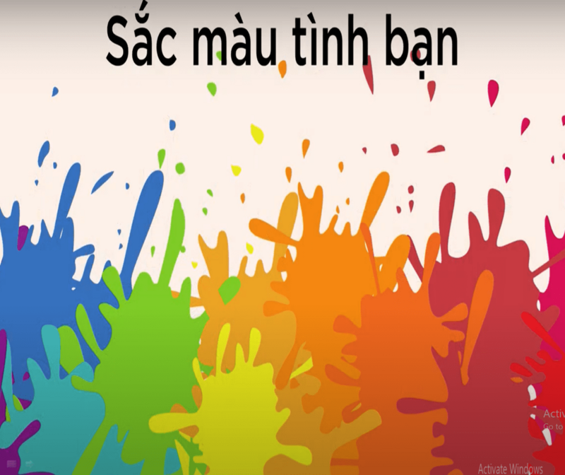 Dạy trẻ văn học Truyện: Sắc màu tình bạn