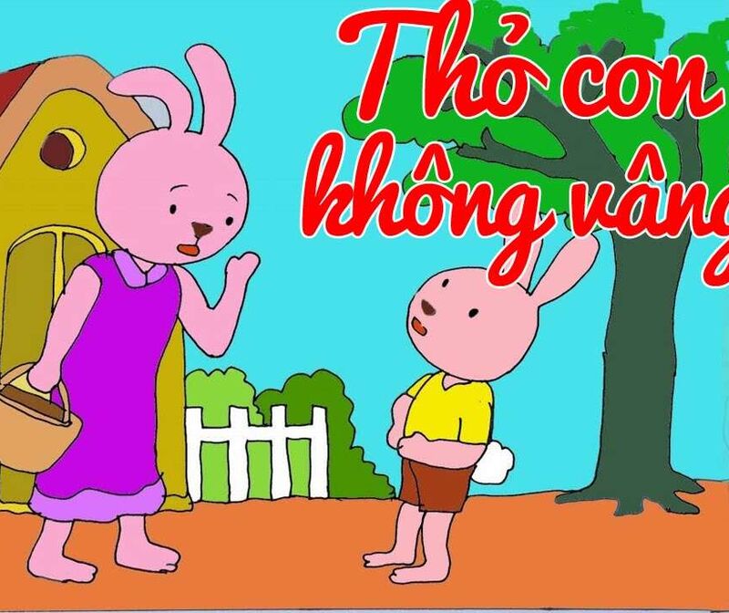 Làm quen văn học: Tập đóng kịch: Thỏ con không vâng lòi