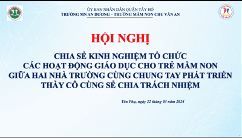 Nhà trường cùng chung tay phát triển - Thầy cô cùng sẻ chia trách nhiệm