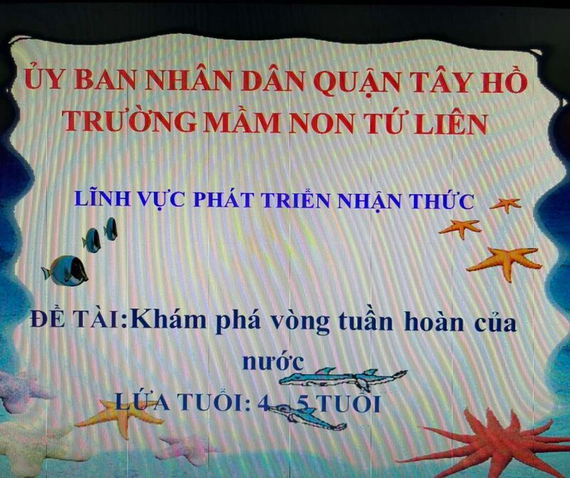 Hoạt động khám phá: Vòng tuần hoàn của nước