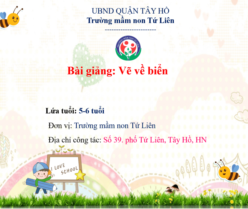 Hd Tạo hình : Bé Vẽ về biển