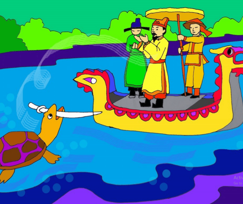 Dạy trẻ truyện sự tích Hồ gươm