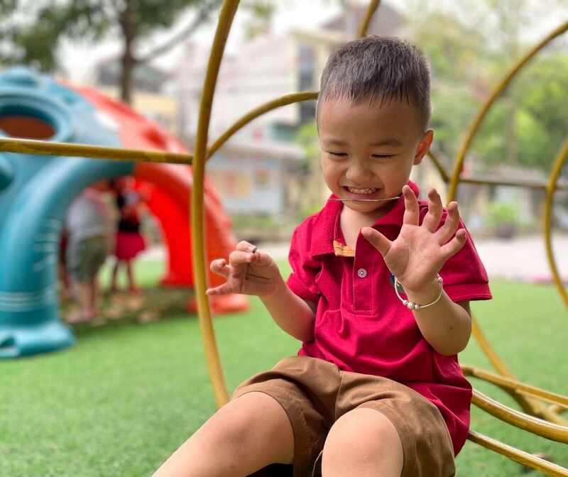 Những nụ cười toả nắng của các bé lớp MGB C1