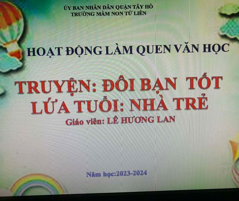 LQ VĂN HỌC Truyện Đôi bạn tốt ( đóng kịch)