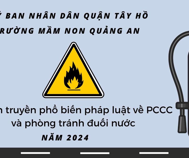 Trường mầm non Quảng An tuyên truyền phổ biến pháp luật về trật tự, an toàn giao thông