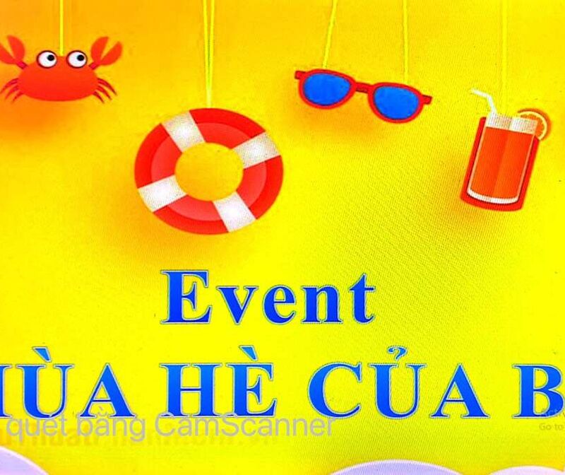Event "Mùa hè của bé" của các bé lớp C1 - C3