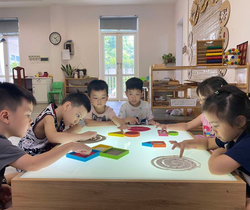 Dự án "Cát" của các bé khối MGN có những hoạt động gì?