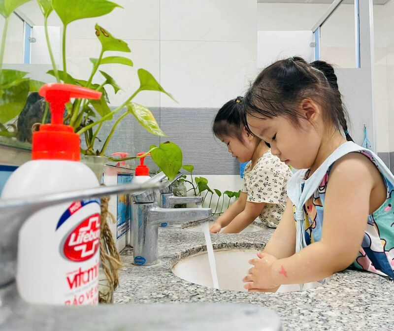 Kỹ năng tự phục vụ của các bạn nhỏ khối MGN