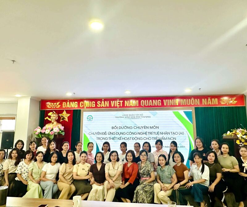 🌈TRƯỜNG MẦM NON PHÚ THƯỢNG TỔ CHỨC BỒI DƯỠNG CHO ĐỘI NGŨ GIÁO VIÊN VỀ ỨNG DỤNG CÔNG NGHỆ TRÍ TUỆ NHÂN TẠO (AI) TRONG TỔ CHỨC CÁC HOẠT ĐỘNG GIÁO DỤC CHO TRẺ MẦM NON ☘️