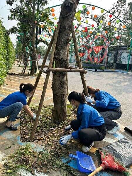 ​  Chung sức tổng vệ sinh môi trường sau bão số 3  ​