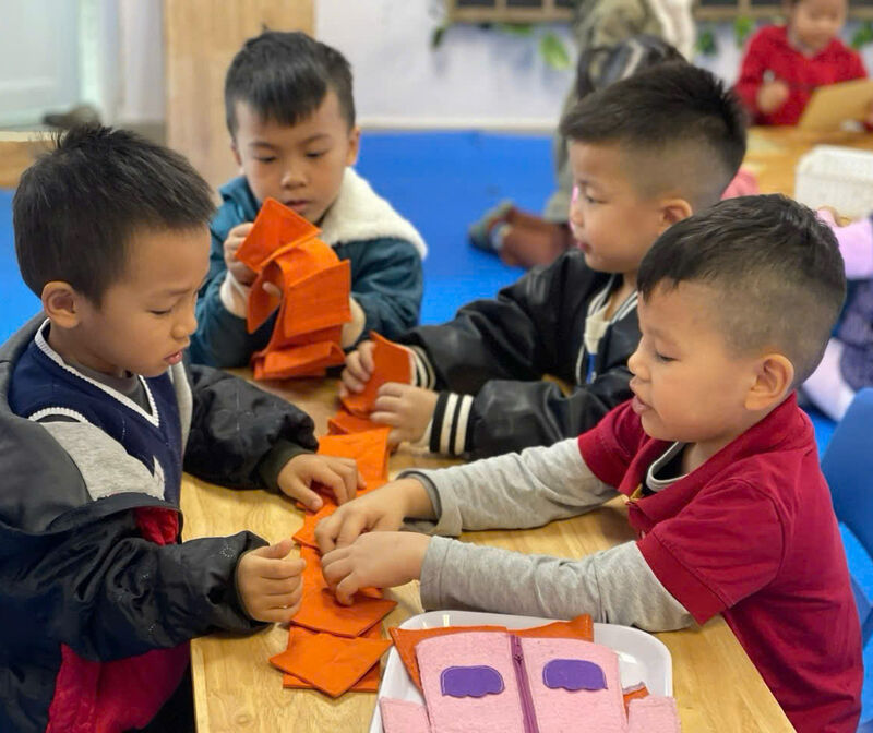 HOẠT ĐỘNG GÓC CỦA CÁC BẠN NHỎ LỚP B1