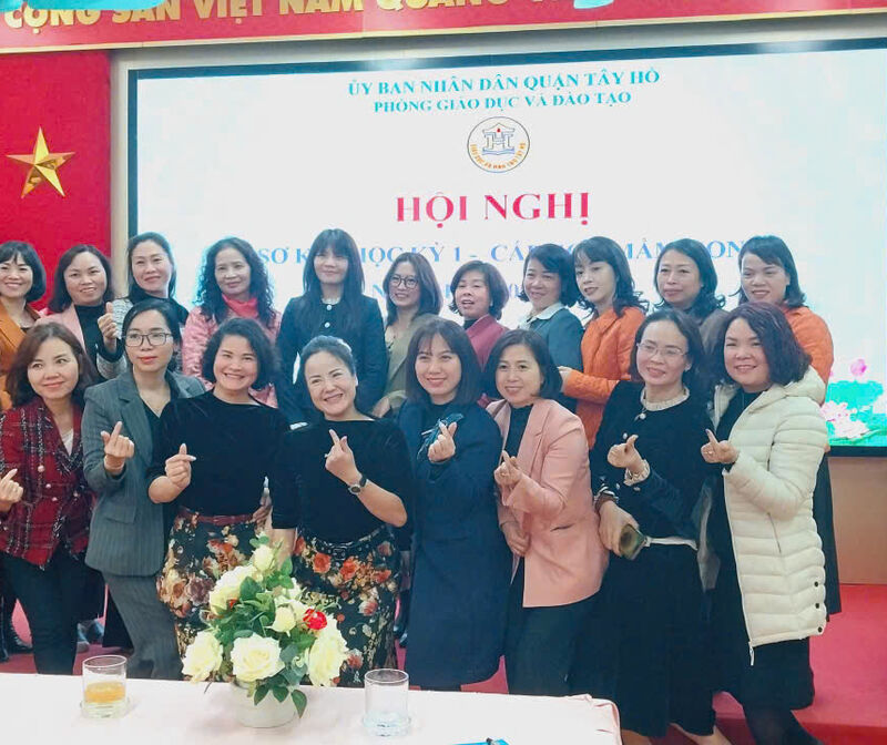 Trường Mầm Non Tứ Liên Tham Dự Hội Nghị Sơ Kết Học Kỳ 1 Năm Học 2024-2025