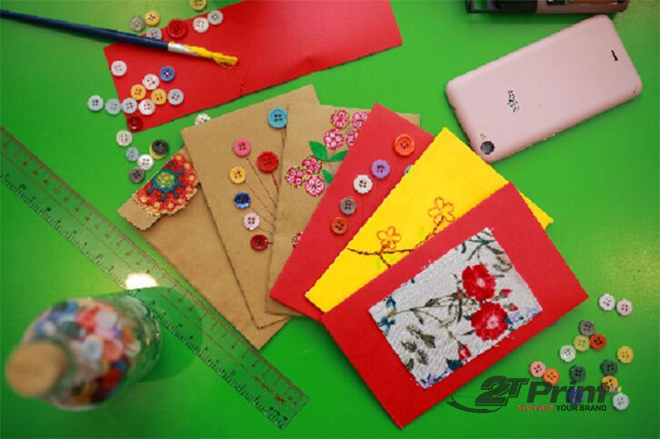 HĐ TẠO HÌNH: Làm lì xì trang trí cây quất