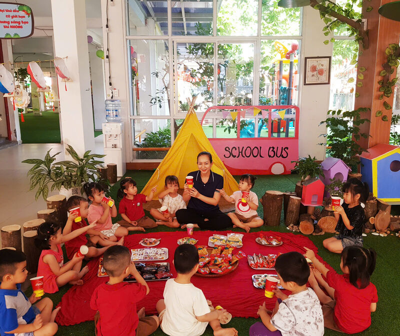 🌿⛺  TRẢI NGHIỆM CAMPING THÚ VỊ CỦA CÁC BÉ MẪU GIÁO BÉ ⛺🌿