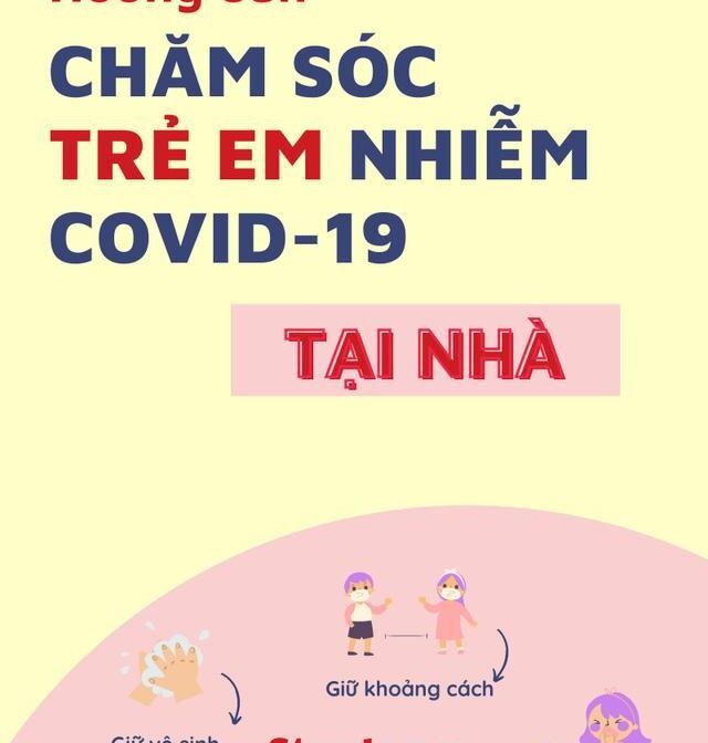 Hướng dẫn điều trị cho trẻ mắc COVID-19 tại nhà.