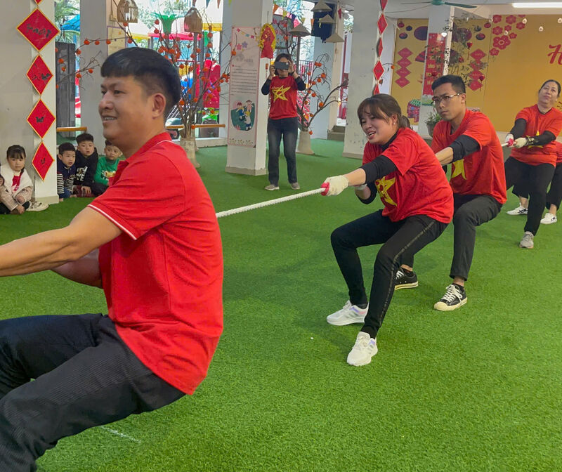 TRƯỜNG MẦM NON TỨ LIÊN GIAO LƯU THỂ THAO VỚI TRƯỜNG MẦM NON ĐOÀN THỊ ĐIỂM