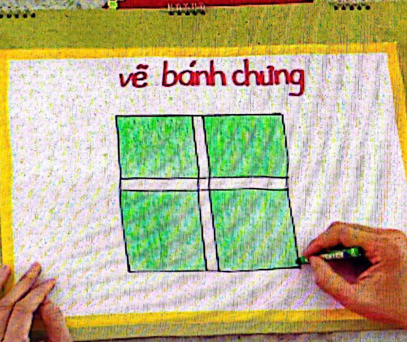 HĐTH: Vẽ bánh chưng