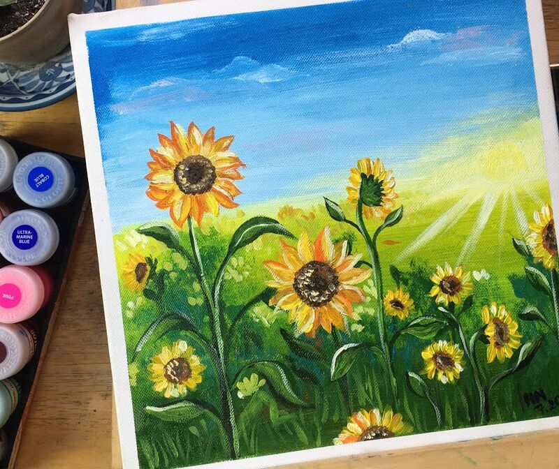 Bài giảng điện tử đề tài" Vẽ hoa hướng dương"