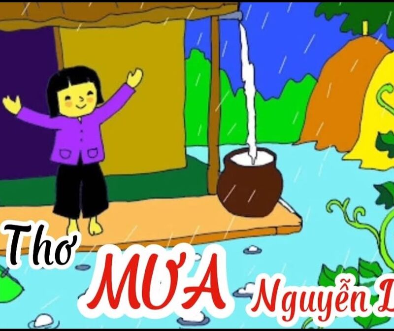 Làm quen văn học:  Mưa rơi