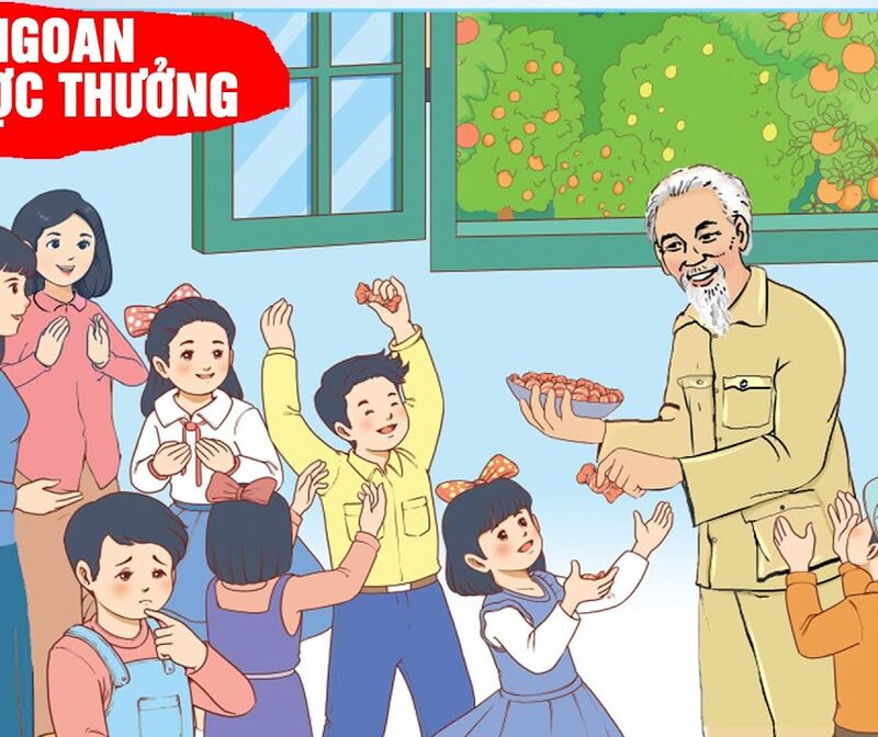 Làm quen văn học:  Truyện Ai ngoan sẽ được thưởng.