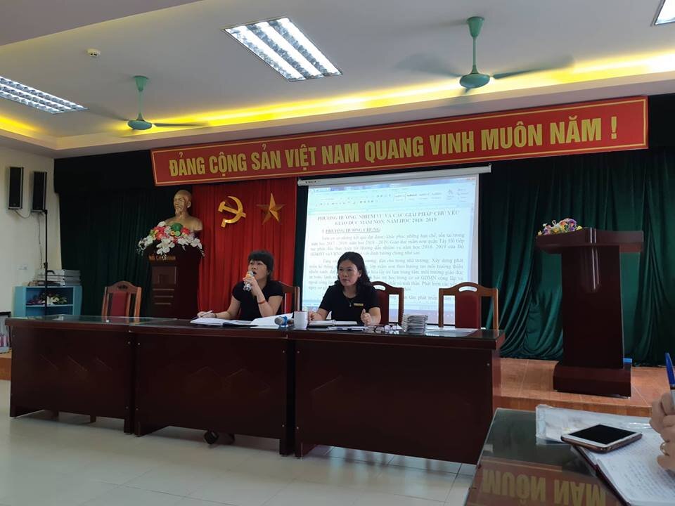 Triển khai nhiệm vụ năm học 2018-2019.