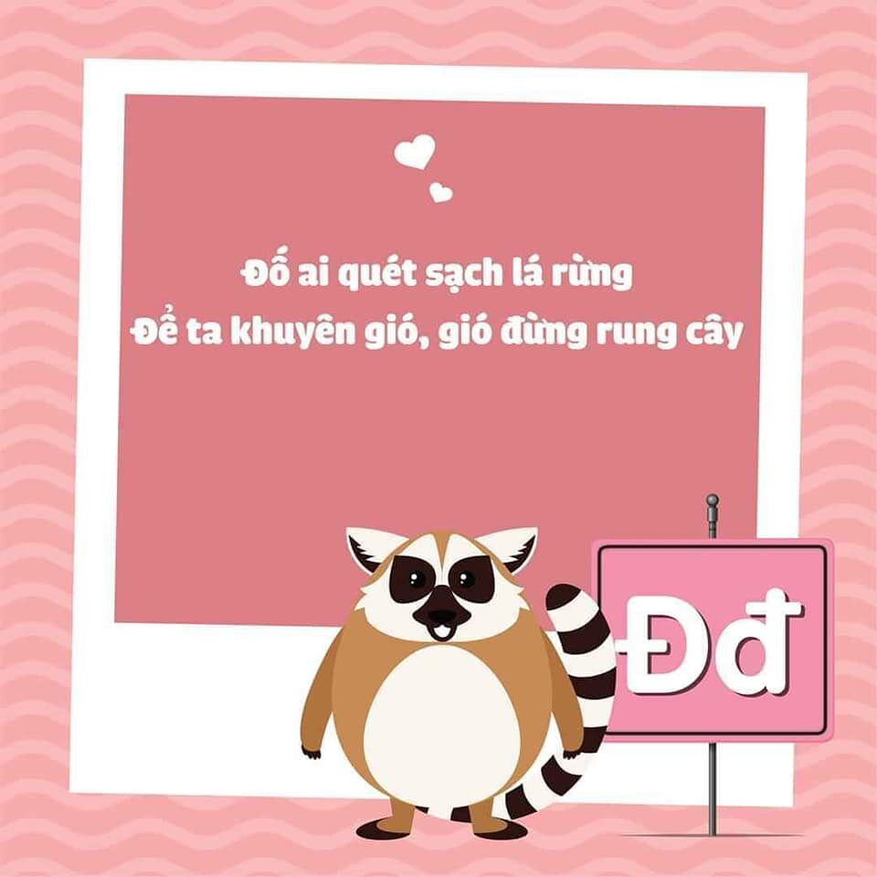 Học chữ cái qua thơ