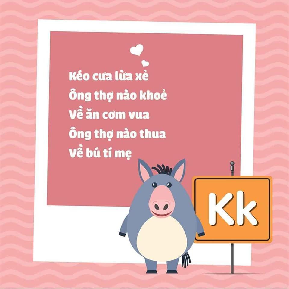 Học chữ cái qua thơ