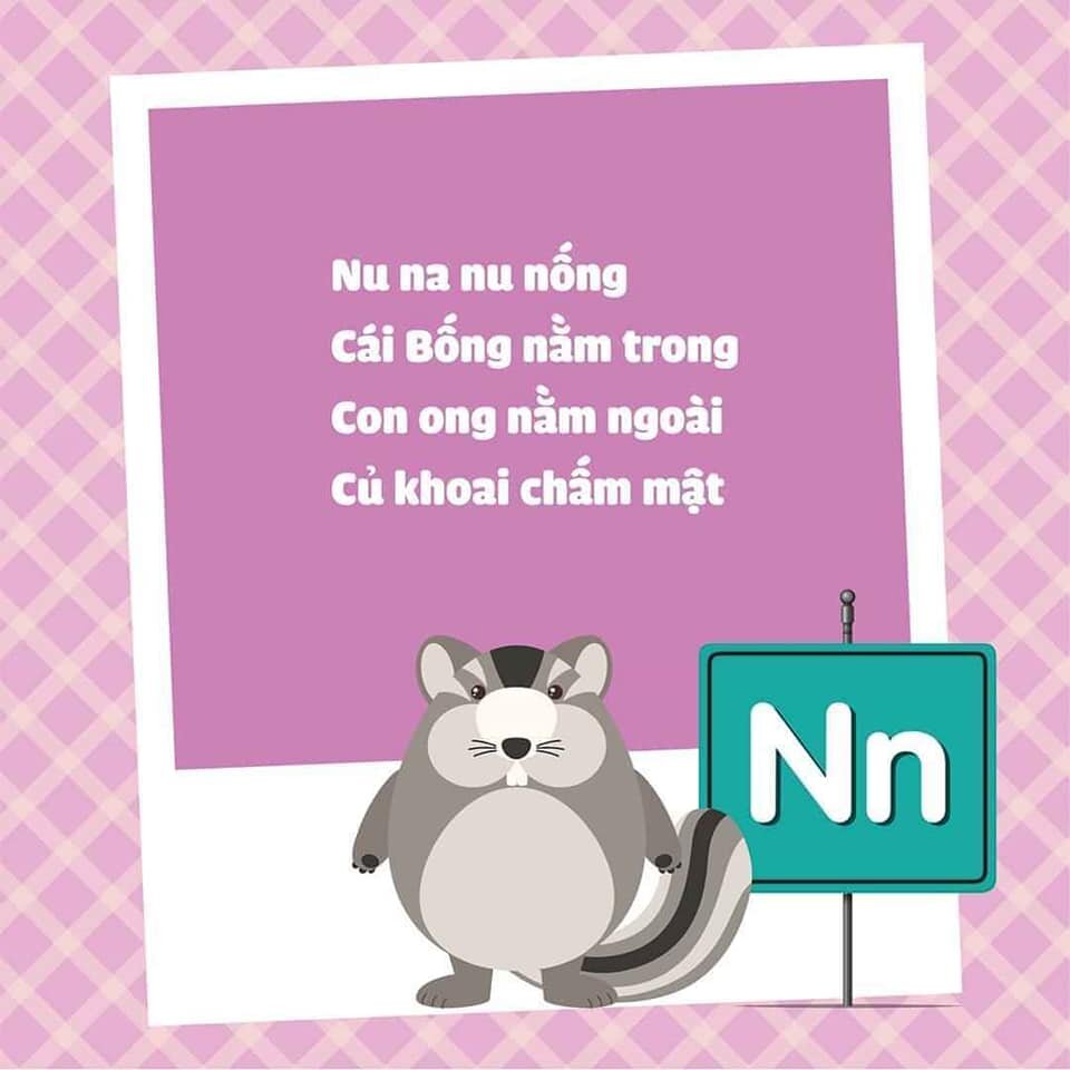 Học chữ cái qua thơ