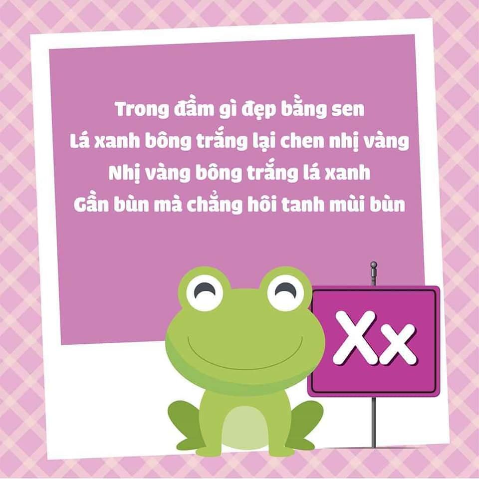 Học chữ cái qua thơ