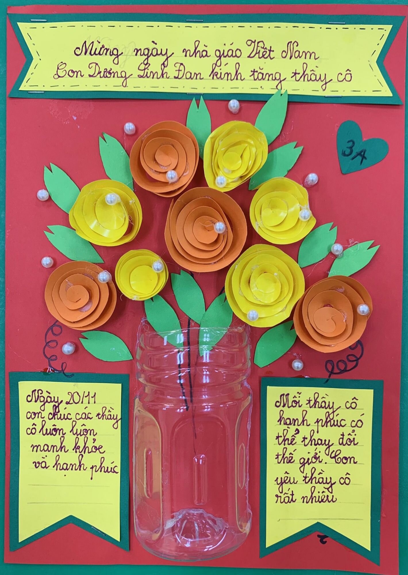 Lời yêu thương con gửi tới thầy cô!