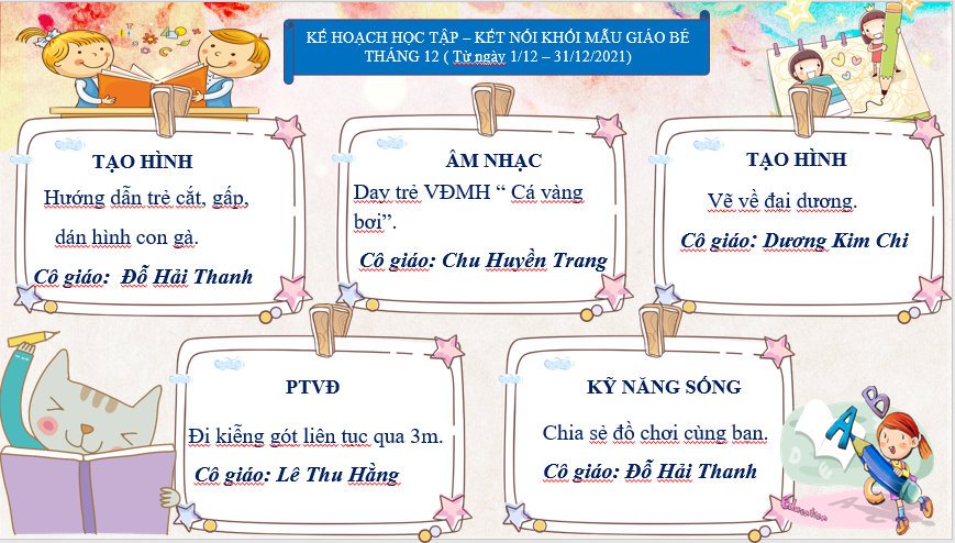 KẾ HOẠCH HỌC TẬP - KẾT NỐI THÁNG 12