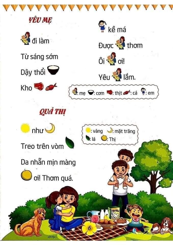 🌈NHỮNG BÀI THƠ TIỀM THỨC CHO BÉ 