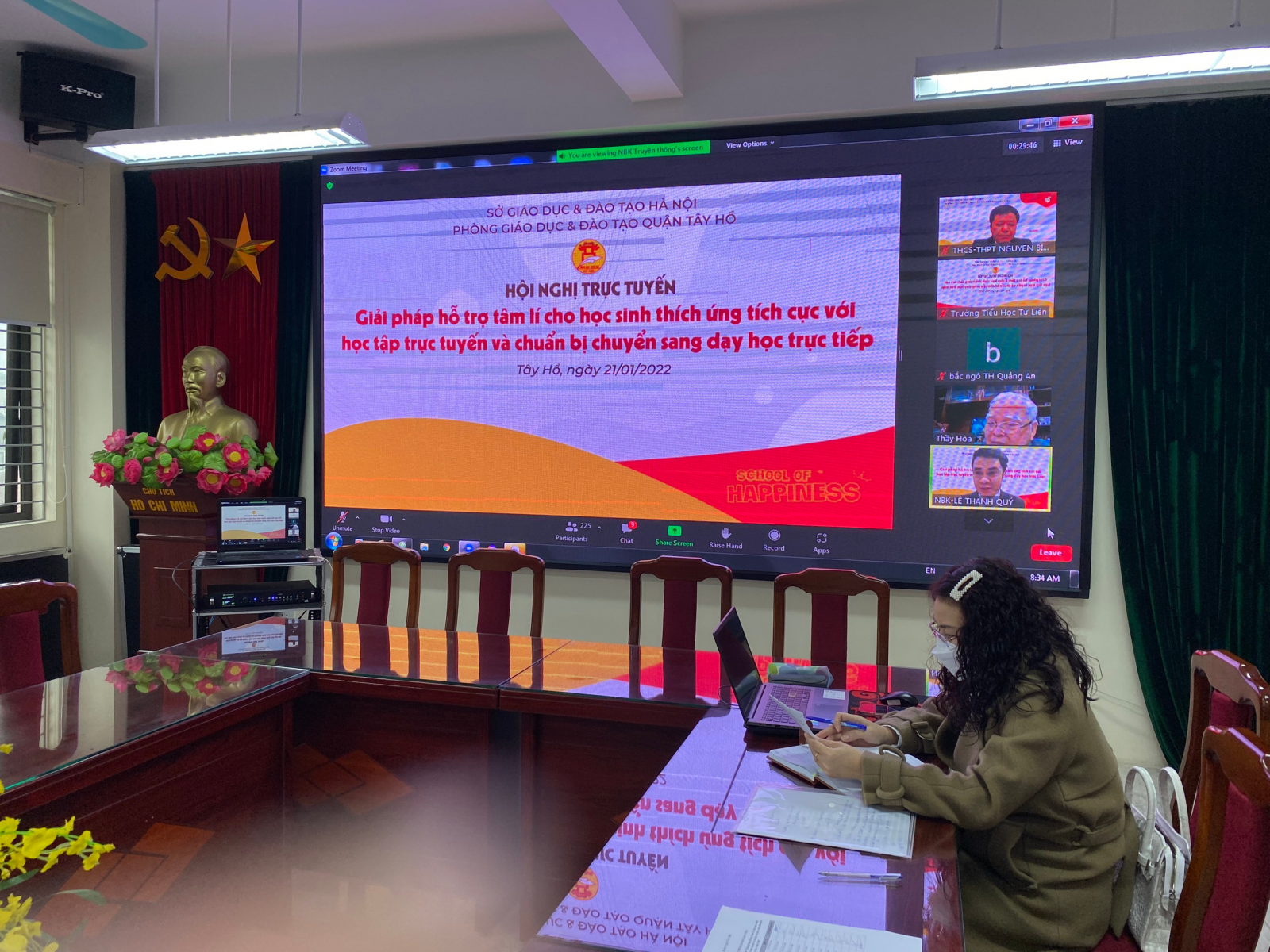 TRƯỜNG TH TỨ LIÊN: THAM GIA TẬP HUẤN 