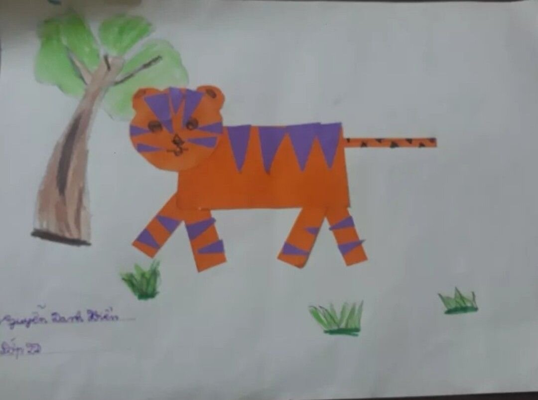 Tiết chuyên đề môn mĩ thuật lớp 2.