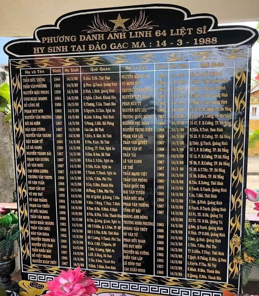 HÀNH TRÌNH TÌM VỀ CỘI NGUỒN - KỶ NIỆM 34 NĂM TRẬN CHIẾN ĐẢO GẠC MA - BẢN HÙNG CA BẤT TỬ (14.03.1988 - 14.3.2022)