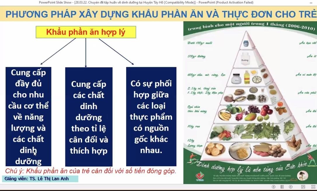 Lớp bồi dưỡng kĩ năng làm việc chuyên nghiệp” cho cán bộ quản lí, nhân viên nuôi dưỡng các trường mầm non