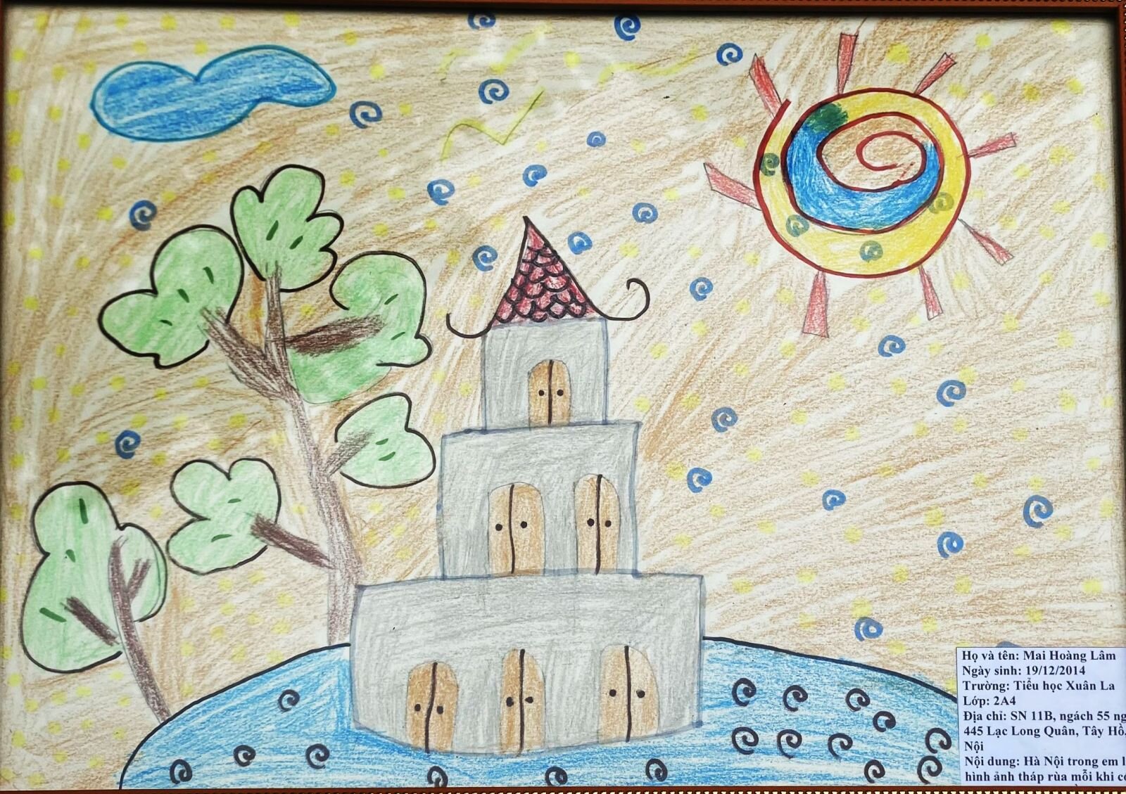 Học sinh Tiểu học Xuân La với cuộc thi vẽ tranh “Hà Nội trong em” do Hội đồng Đội thành phố Hà Nội tổ chức