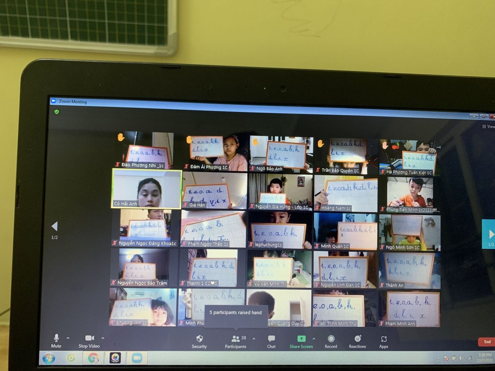 Lớp 1C với những giờ học bổ ích!