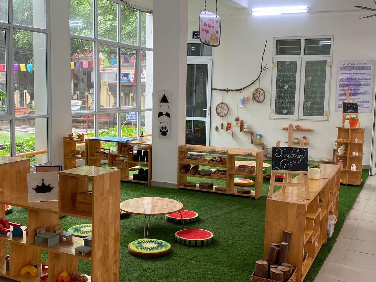 Trường Mầm non Tứ Liên chuẩn bị tốt công tác đón trẻ quay lại trường sau thời gian nghỉ dịch Covid-19