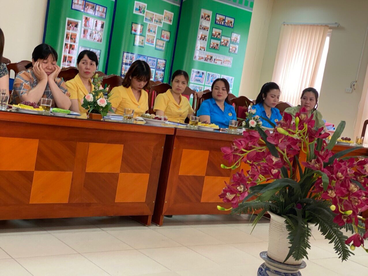 Kiểm tra việc chấp hành Điều lệ Công đoàn và công tác quản lý tài chính Công đoàn năm học 2021- 2022