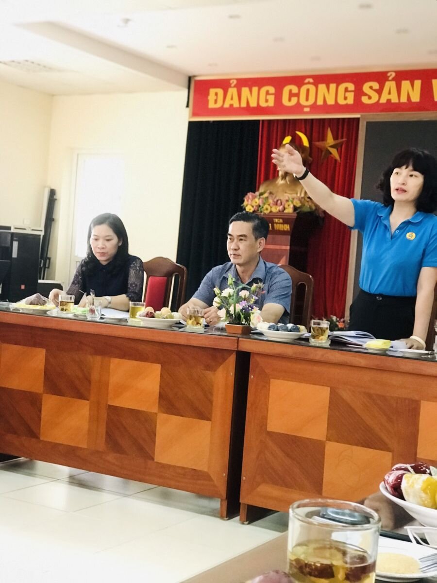 Kiểm tra việc chấp hành Điều lệ Công đoàn và công tác quản lý tài chính Công đoàn năm học 2021- 2022