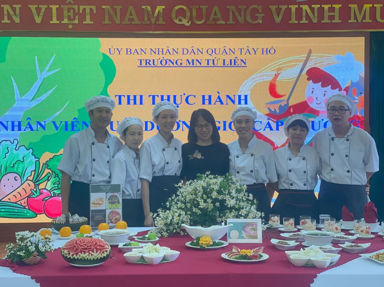 👨‍🍳👩‍🍳THI THỰC HÀNH CHẾ BIẾN MÓN ĂN TRONG HỘI THI “ GIÁO VIÊN- NHÂN VIÊN GIỎI” CẤP TRƯỜNG NĂM HỌC 2023-2024